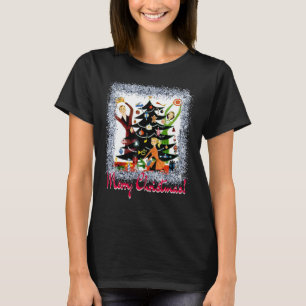 MCM Mid Century Frohe Weihnachten Retro 50er Vinta T-Shirt