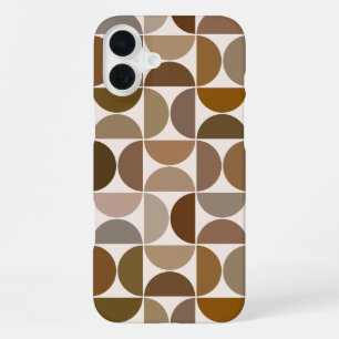 MCM Semicles Browns+Cream Big Pattern iPhone 16 Plus Hülle