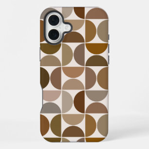 MCM Semicles Browns+Cream Big Pattern iPhone 16 Plus Hülle
