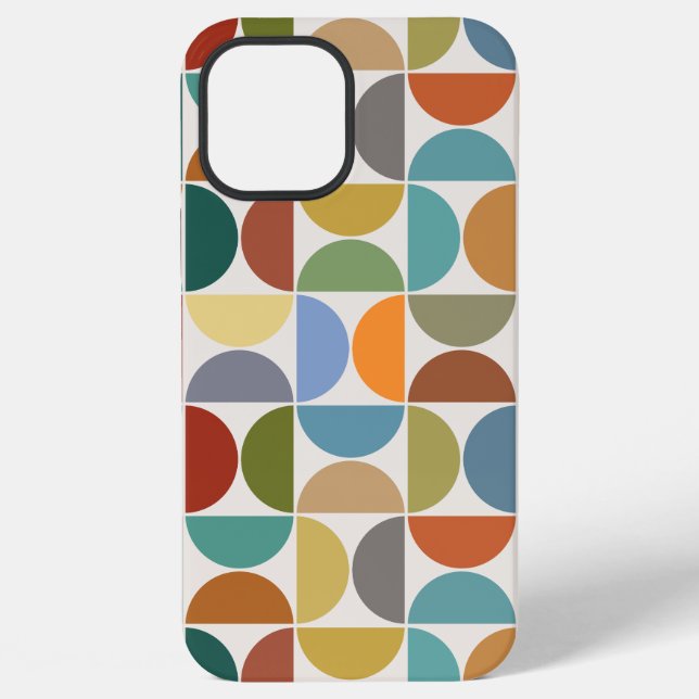 MCM simuliert die Farbe des großen Musters auf Cre iPhone Hülle (Rückseite)