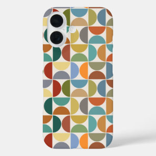 MCM simuliert Musterfarbe auf Creme iPhone 16 Hülle