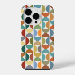MCM simuliert Musterfarbe auf Creme iPhone 14 Pro Hülle
