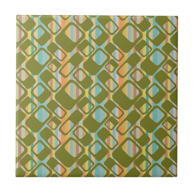 MCM Streifen Fliese (Vorderseite)