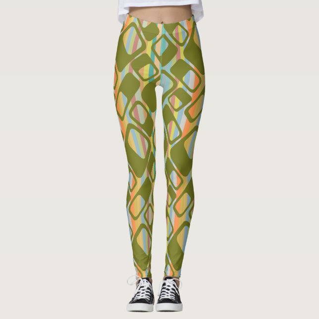 MCM Streifen Leggings (Vorderseite)