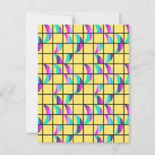 MCM Tic-Tac-Toe Mitteilungskarte