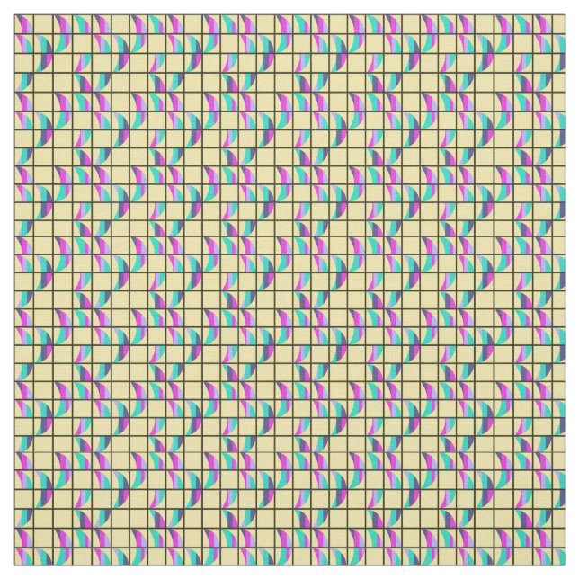 MCM Tic-Tac-Toe Stoff (Muster)