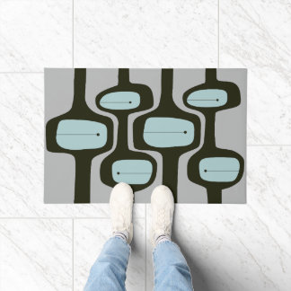 MCM WELCOME MAT - Vintag Blau und Grau Fußmatte