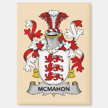 McMahon Familien Wappen Magnet 