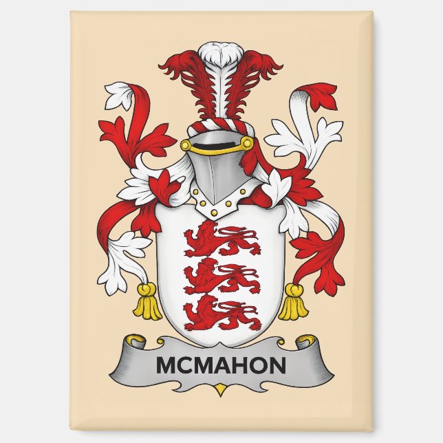 McMahon Familien Wappen Magnet  (Vorderseite)