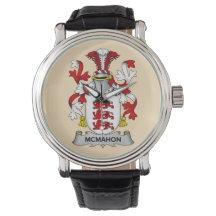 McMahon Familien Wappen Uhr 