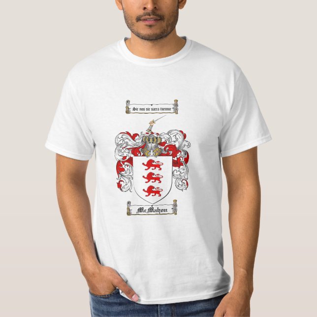 Mcmahon Familienwappen - Mcmahon Wappen T-Shirt (Vorderseite)