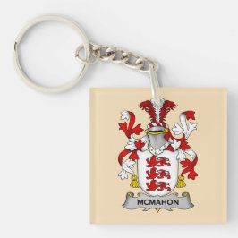 McMahon Family Coat of Arms Keychain Schlüsselanhänger