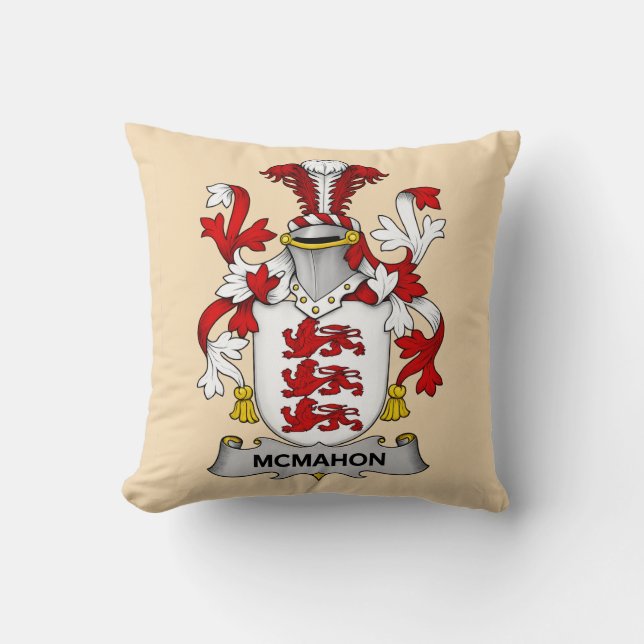 McMahon Family Coat of Arms Kissen (Vorderseite)