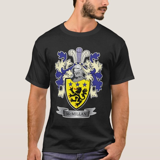 McMillan Familienwappen-Wappen T-Shirt (Vorderseite)