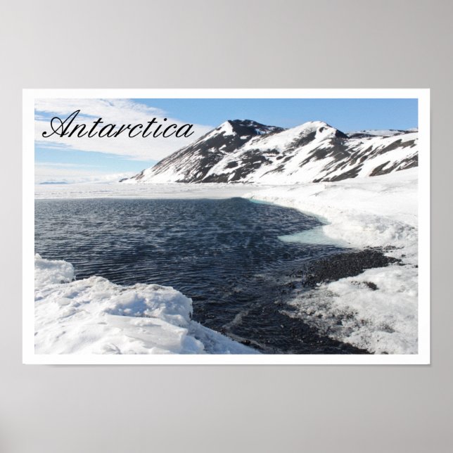 McMurdo Sound, Antarktis Poster (Vorne)