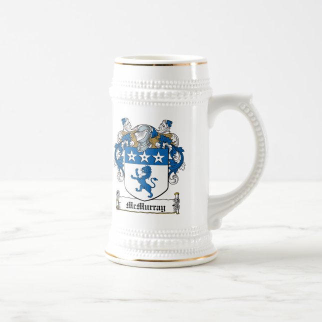 McMurray Familienwappen Bierglas (Rechts)