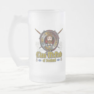 McNab Clan Abzeichen Mattglas Bierglas