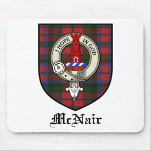 McNair-Clan-Wappen-AbzeichenTartan Mousepad