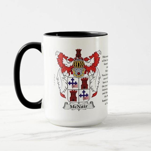 McNair-Familien-Wappen Tasse (Links)