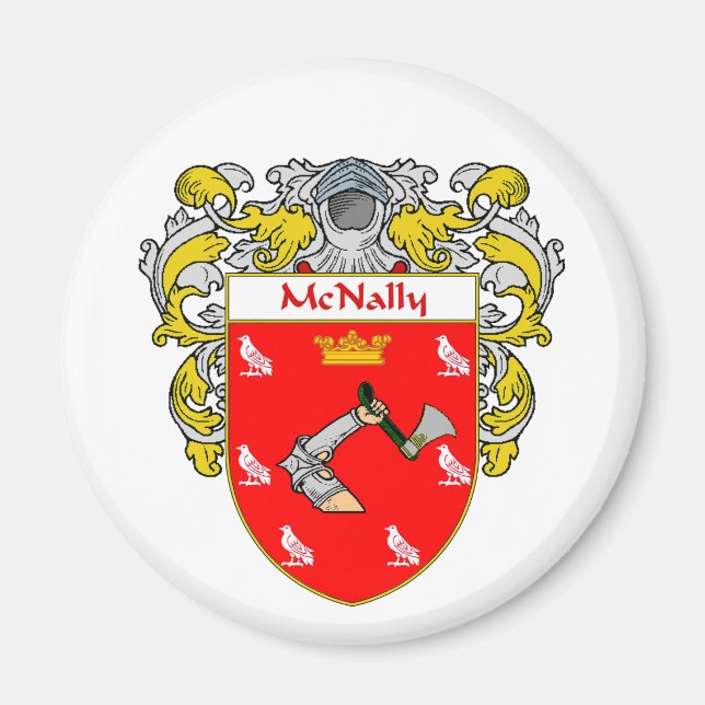 McNally Coat of Arms (mantled) Magnet (Vorne)