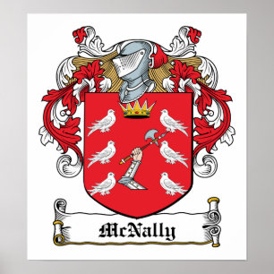 McNally Familienwappen Poster