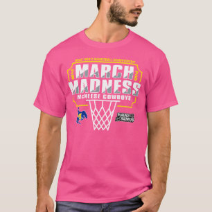 Mcneese Cowboys März Madness 2025 Männerbasketball T-Shirt