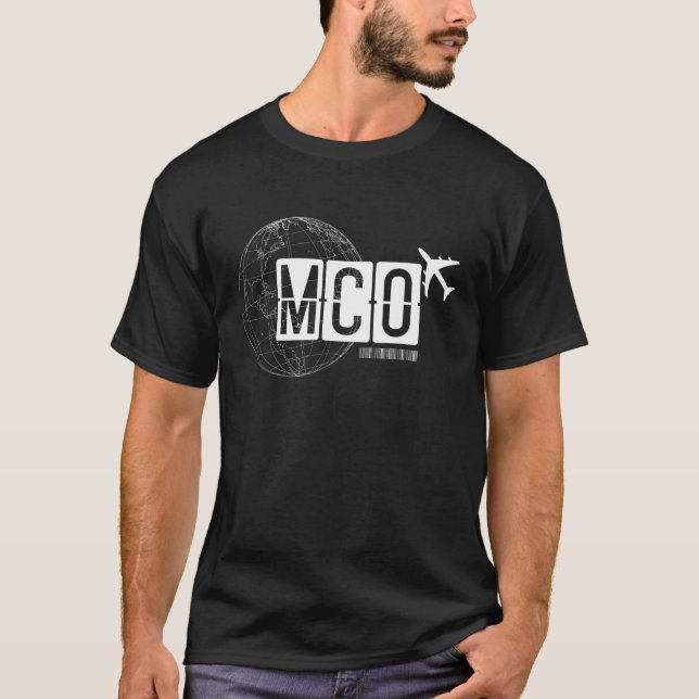 MCO Orlando Airport Code Travel T-Shirt (Vorderseite)