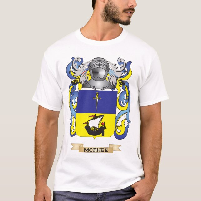 McPhee Wappen (Familienwappen) T-Shirt (Vorderseite)