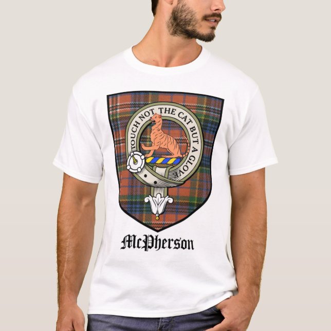McPherson-Familienwappen T-Shirt (Vorderseite)