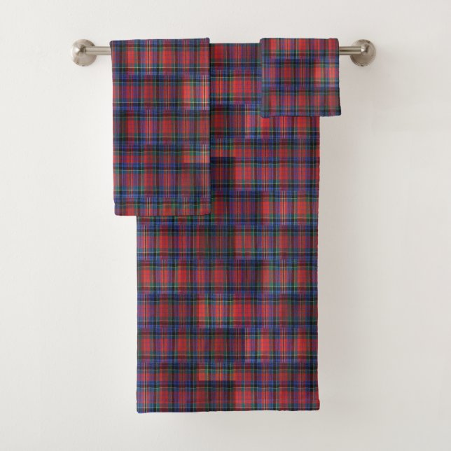 McPherson Tartan Pattern, Badhandtuch Set (Insitu)
