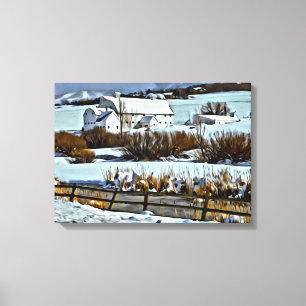 McPolin Bauernhof in Park City, Utah Leinwanddruck