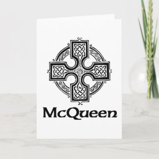 McQueen Celtic Cross Feiertagskarte