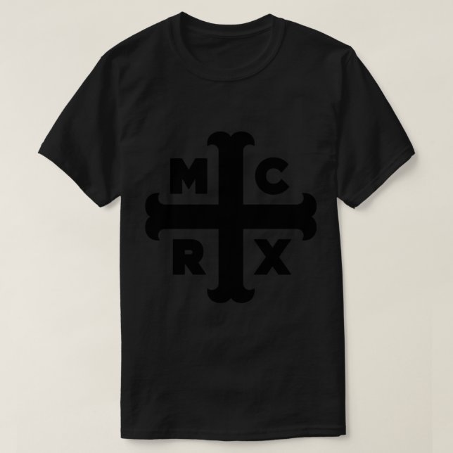 MCR Cross Logo-Aufkleber T-Shirt (Design vorne)