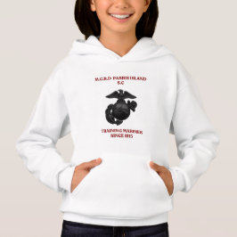 MCRD Parris Island USMC Ausbildung Marines Hoodie