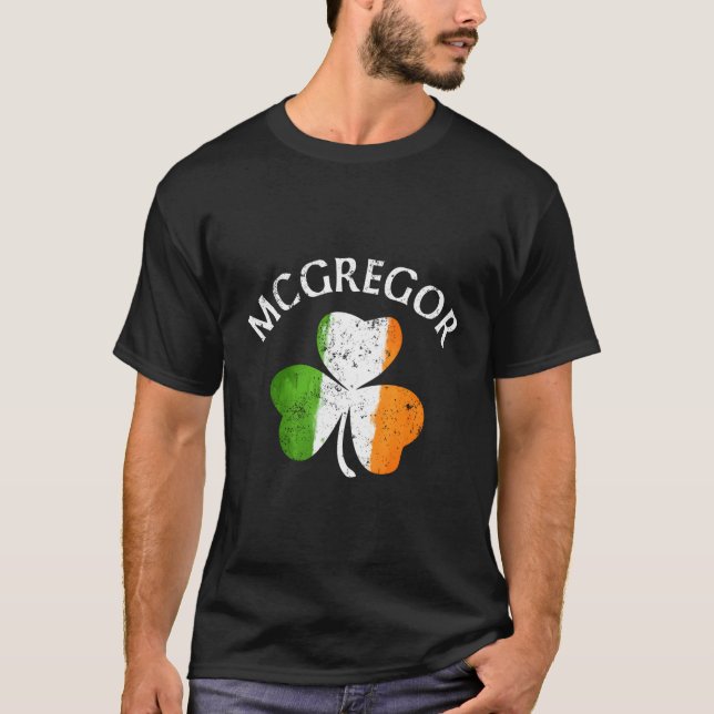 Mcregor Irish Familienname T-Shirt (Vorderseite)