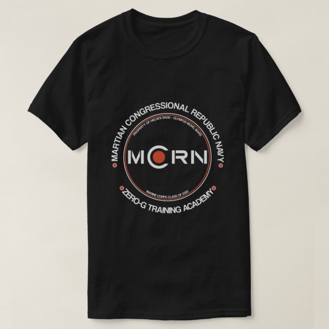 MCRN-Mars - Ausbildungsakademie "Marine Zero-G" T-Shirt (Design vorne)