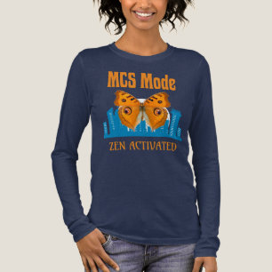 MCS-Bewusstsein Zen Aktivierte Butterfly Tri-Blend Shirt