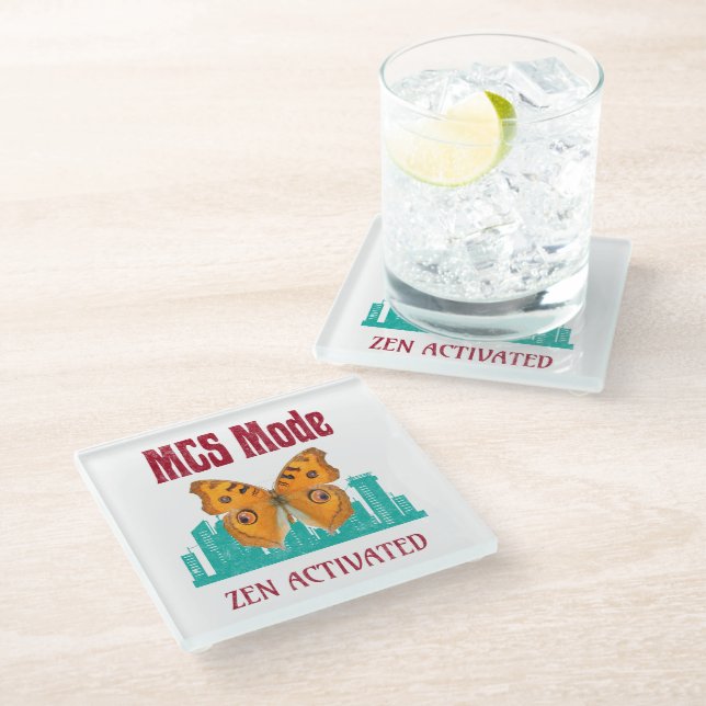 MCS-Modus für das multipler chemischer Empfindlich Glasuntersetzer (Schrägansicht)