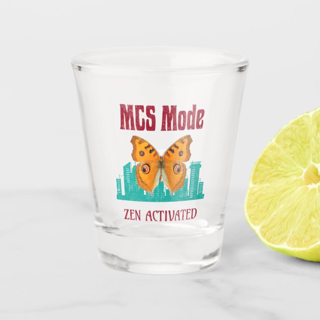 MCS-Modus für das multipler chemischer Empfindlich Schnapsglas (Vorderseite)