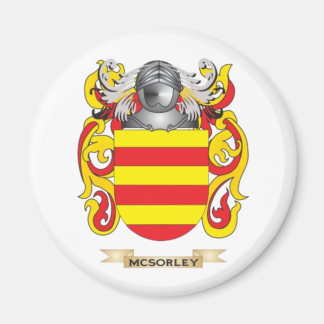 McSorley-Wappen (Familienwappen) Magnet (Vorne)