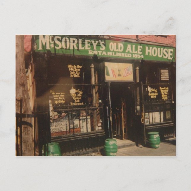 McSORLEY'S ALTES ALE HOUSE Postkarte (Vorderseite)