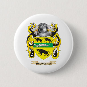 McSweeney Wappen (Familienwappen) Button