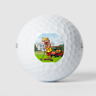 McTrump macht sich das Leben Golfball