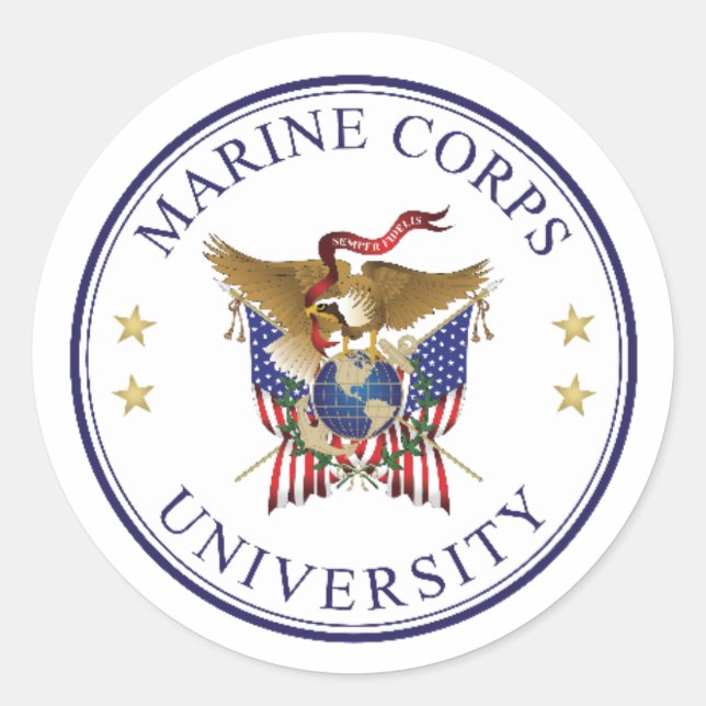 MCU-Sticker Runder Aufkleber (Vorderseite)