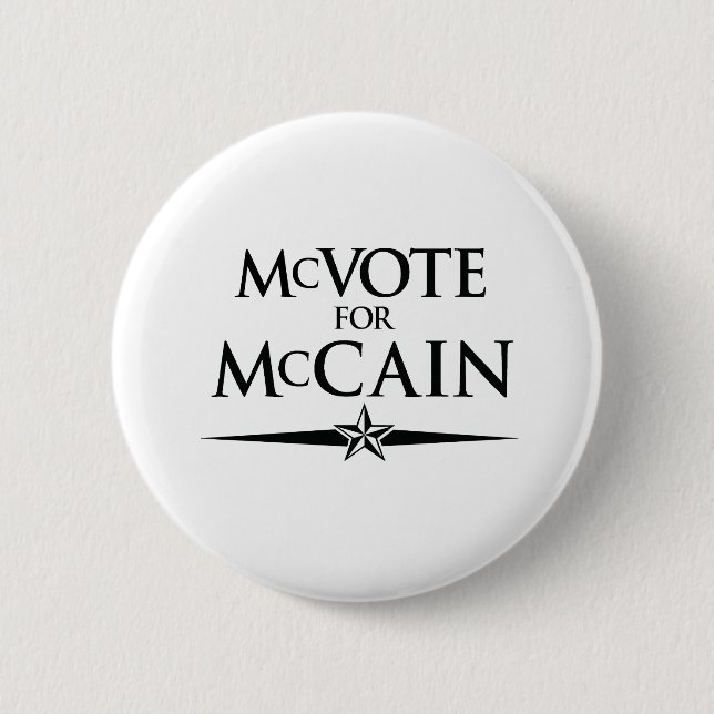 MCVOT FÜR MCCAIN BUTTON (Vorderseite)