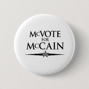 MCVOT FÜR MCCAIN BUTTON