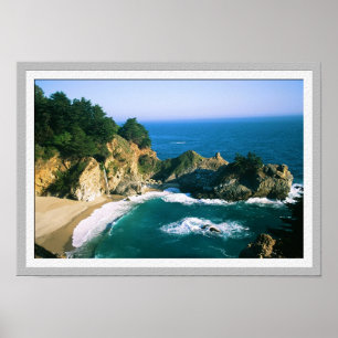McWay Cove Waterfall Poster