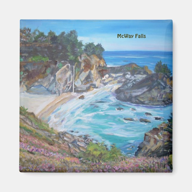 McWay Falls, Big Sur - Magnet (Vorne)