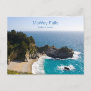 McWay fällt Big Sur California Products Postkarte