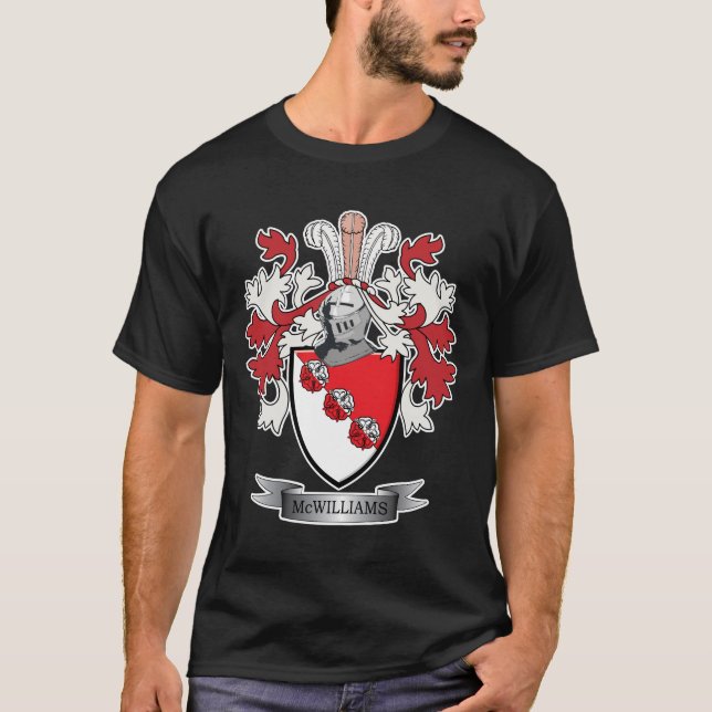 McWilliams Familienwappen-Wappen T-Shirt (Vorderseite)